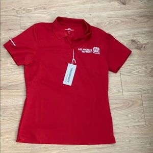 Women’s red size small polo